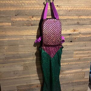 Little mermaid tail floating swim trainer size 5-7 years of age